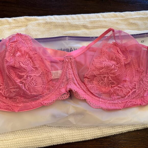 SHECURVE-Bra for Women - Plus Size Lace Bra Womans Full coverage size 42F - Picture 1 of 4